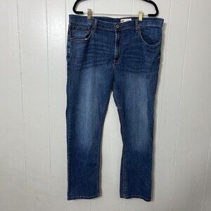 Wrangler Slim Straight Blue Jeans Size 40x30